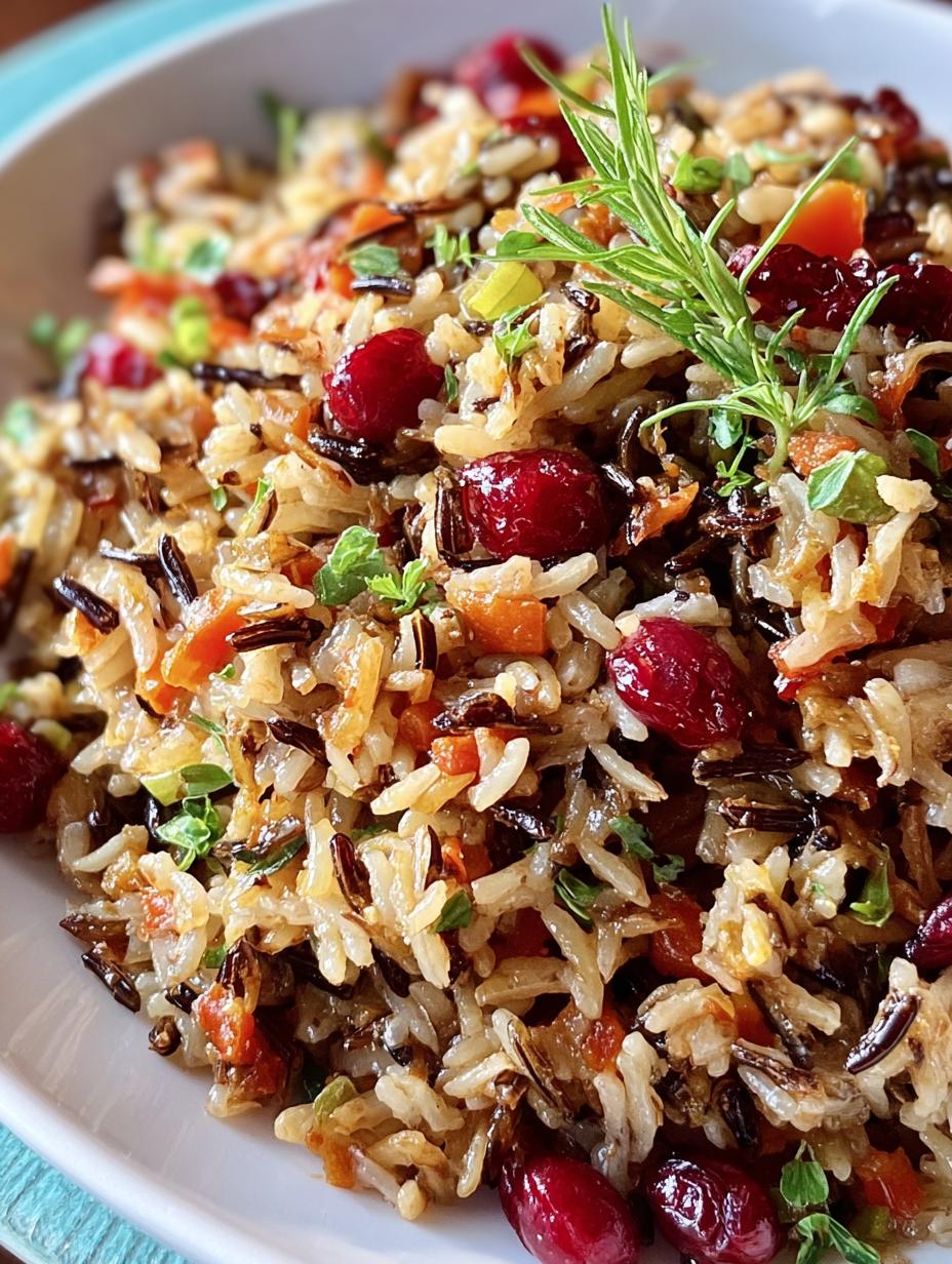 Thanksgiving Wild Rice Pilaf With 15 Min Prep - Thanksgiving Wild Rice Pilaf - additional detail