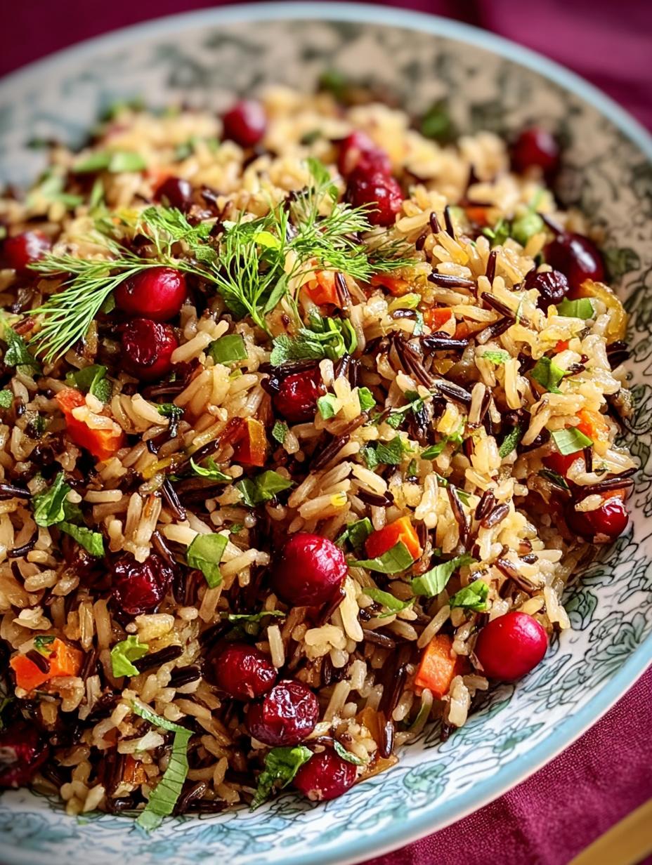 Thanksgiving Wild Rice Pilaf With 15 Min Prep - Thanksgiving Wild Rice Pilaf - additional detail