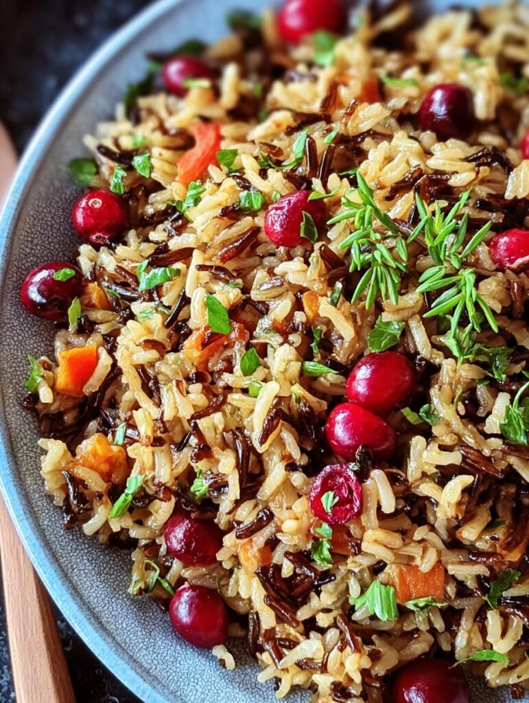 Thanksgiving Wild Rice Pilaf