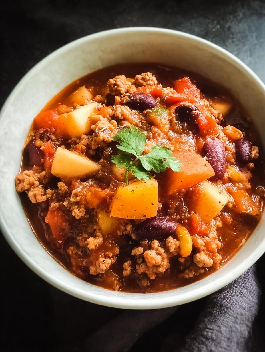 Turkey Apple Chili: 1 Amazing Fall Recipe - Turkey Apple Chili - additional detail