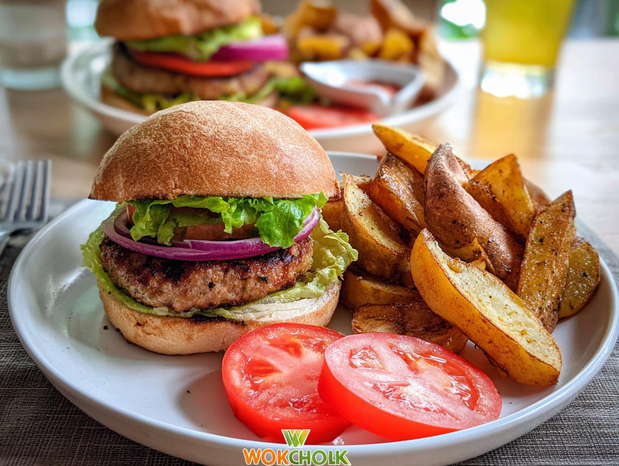 Amazing Turkey Burger: 1 Easy Juicy Recipe - Turkey Burger - additional detail