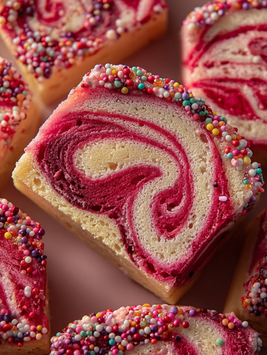 Valentines Day Swirl Slice