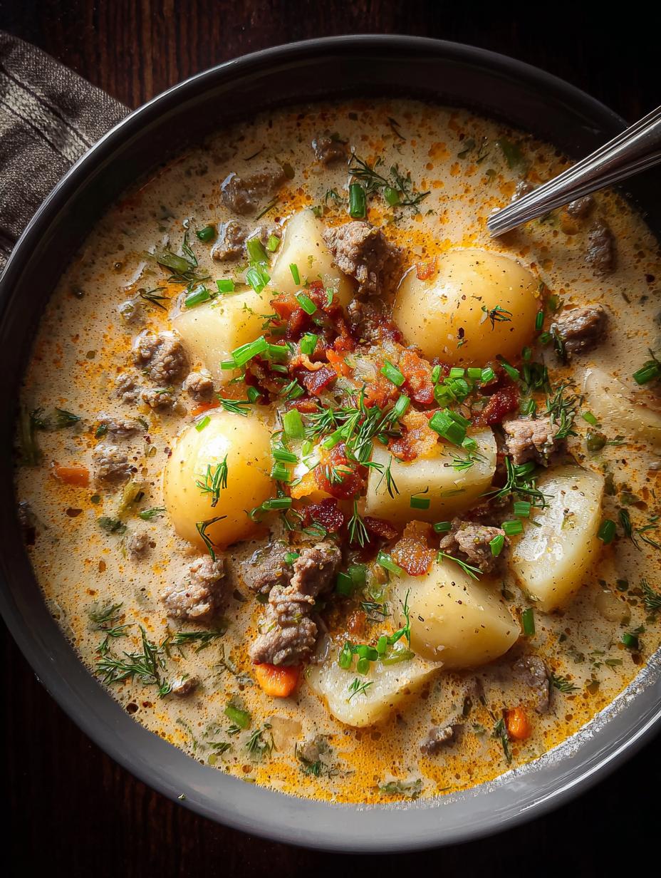 Warm Bowl Cheesy Beef