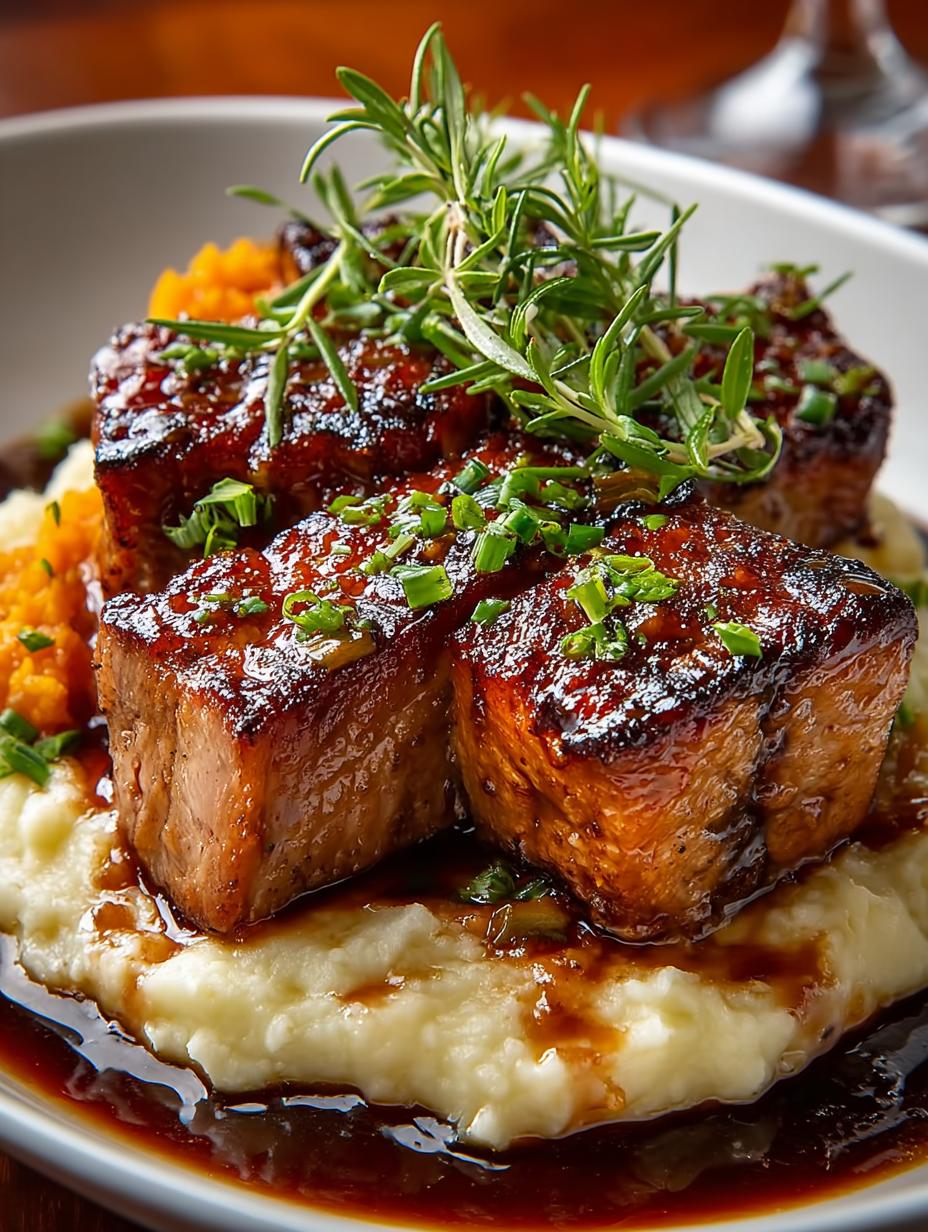 Delicious Apple Cider Pork Mashed with Sweet Potatoes - Apple Cider Pork Mashed - main visual representation