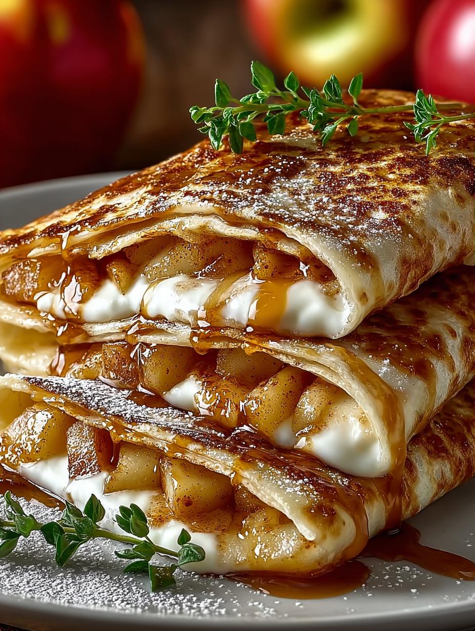 Apple Cinnamon Breakfast Quesadillas