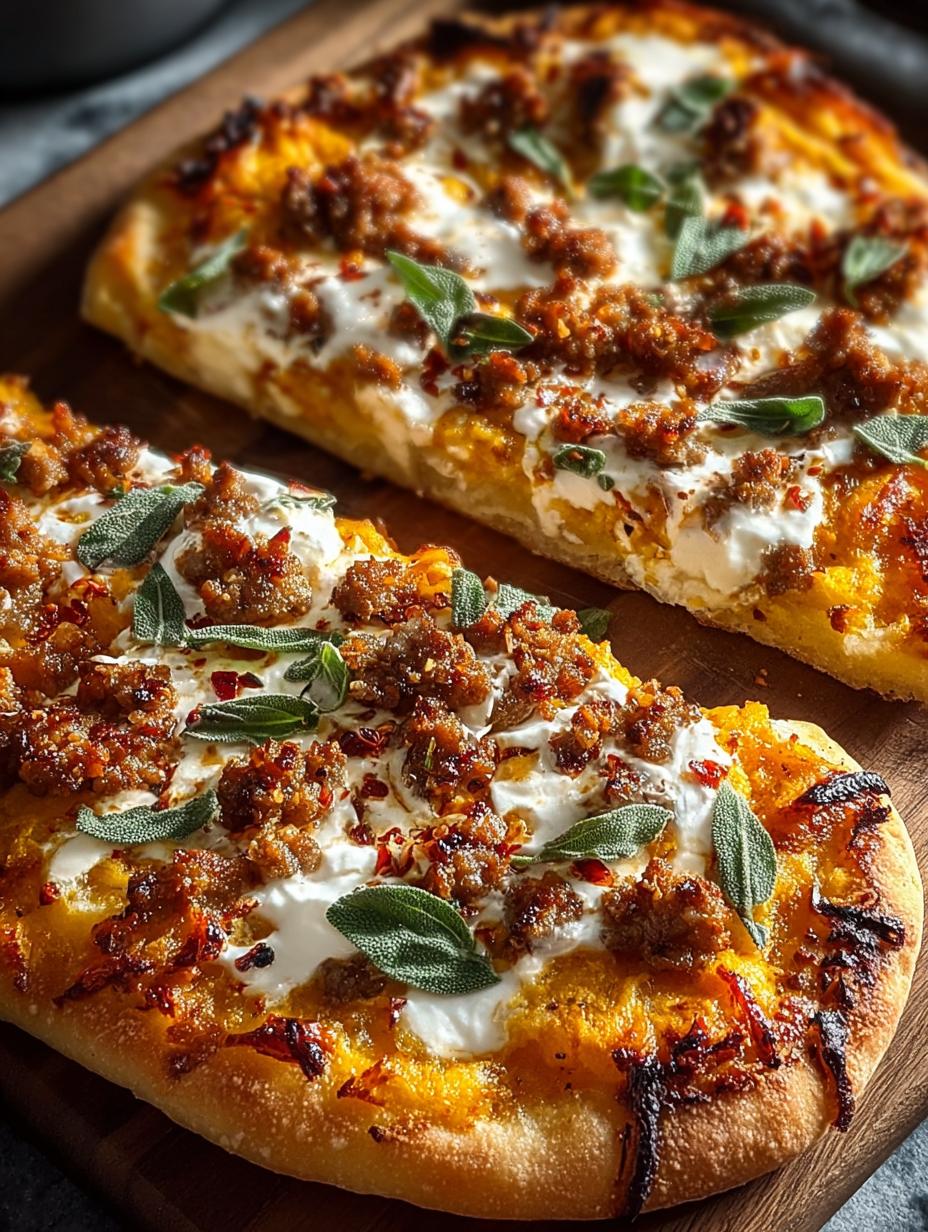 Autumn Naan Pizzas with