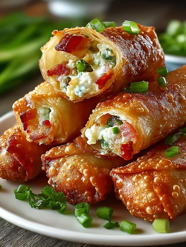 Bacon Jalapeno Popper Eggrolls