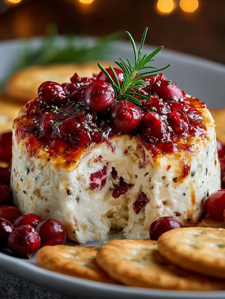 Baked Cranberry Cream Cheese