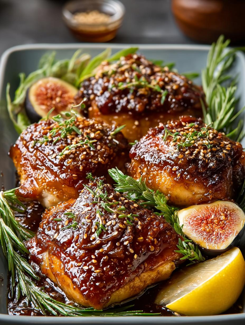 Balsamic Fig Glazed Chicken: 5 Amazing Flavors in 30 Minutes - Balsamic Fig Glazed Chicken - additional detail