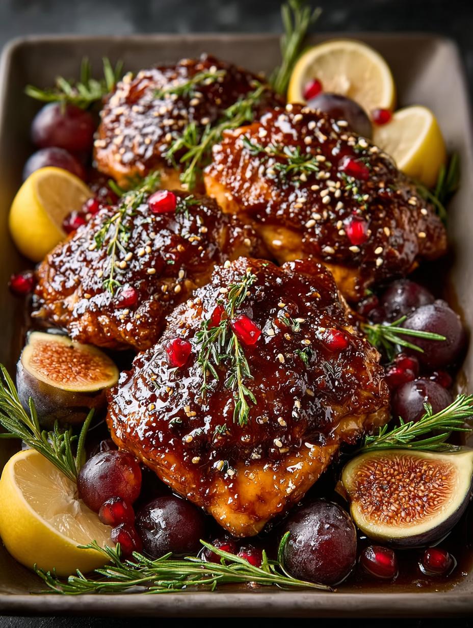 Balsamic Fig Glazed Chicken