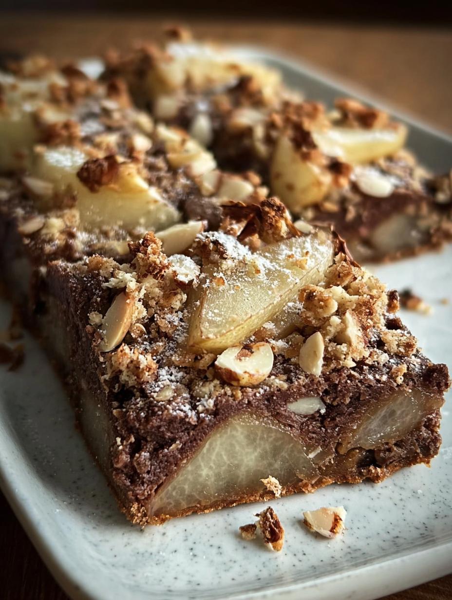 Birnenkuchen Vom Blech: Blissful Chocolate Pear Treat - Birnenkuchen Vom Blech Mit - additional detail