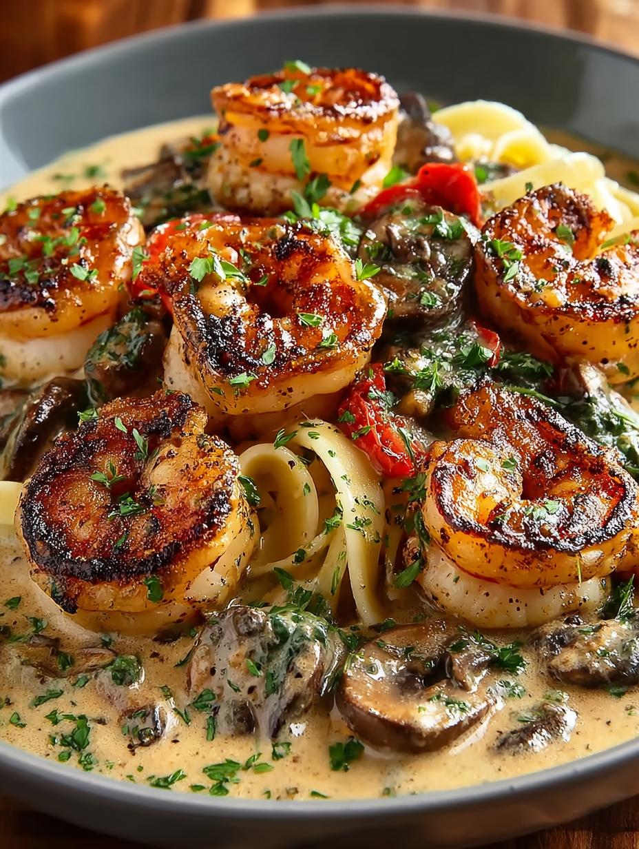 Blackened Shrimp Stroganoff: A Bold 30-Minute Delight - Blackened Shrimp Stroganoff - main visual representation