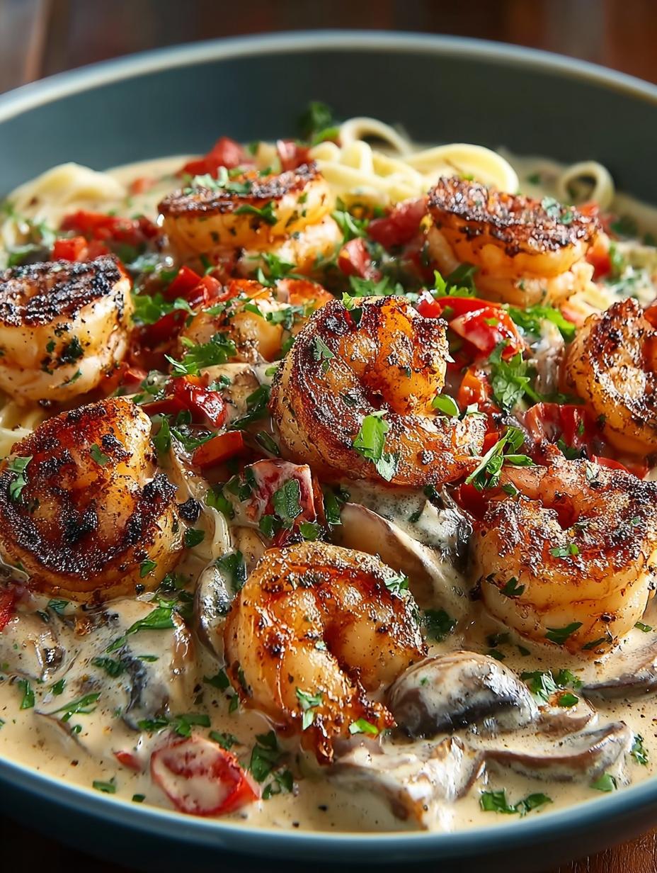 Blackened Shrimp Stroganoff: A Bold 30-Minute Delight - Blackened Shrimp Stroganoff - additional detail