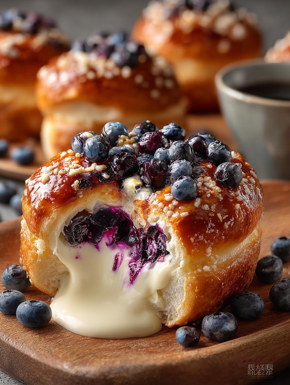 Blueberry Cream Cheese Brioche Buns You Must Try - Blueberry Cream Cheese Brioche - main visual representation