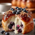 Blueberry Cream Cheese Brioche