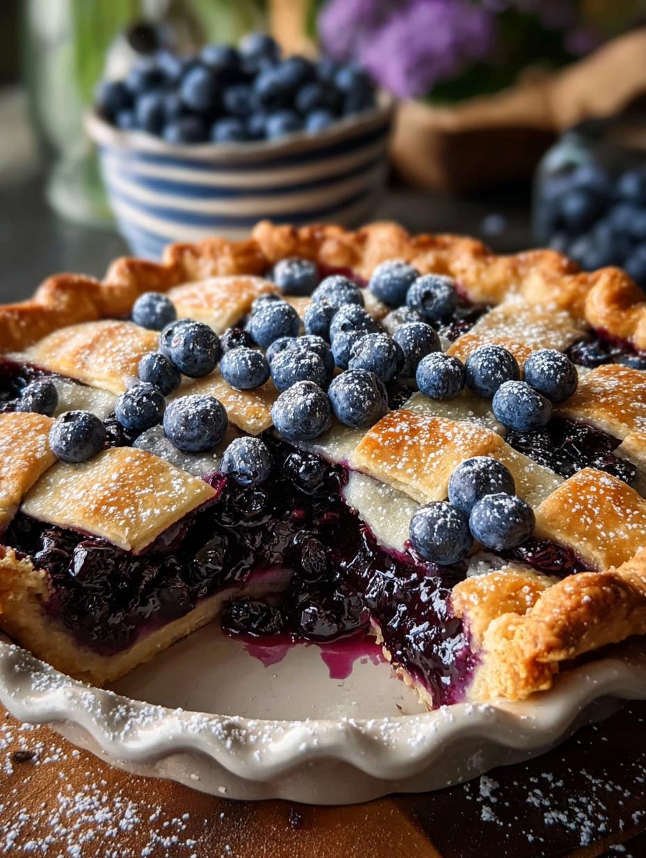 Delicious Blueberry Slab Pie Dessert for Summer Gatherings - Blueberry Slab Pie Dessert - additional detail