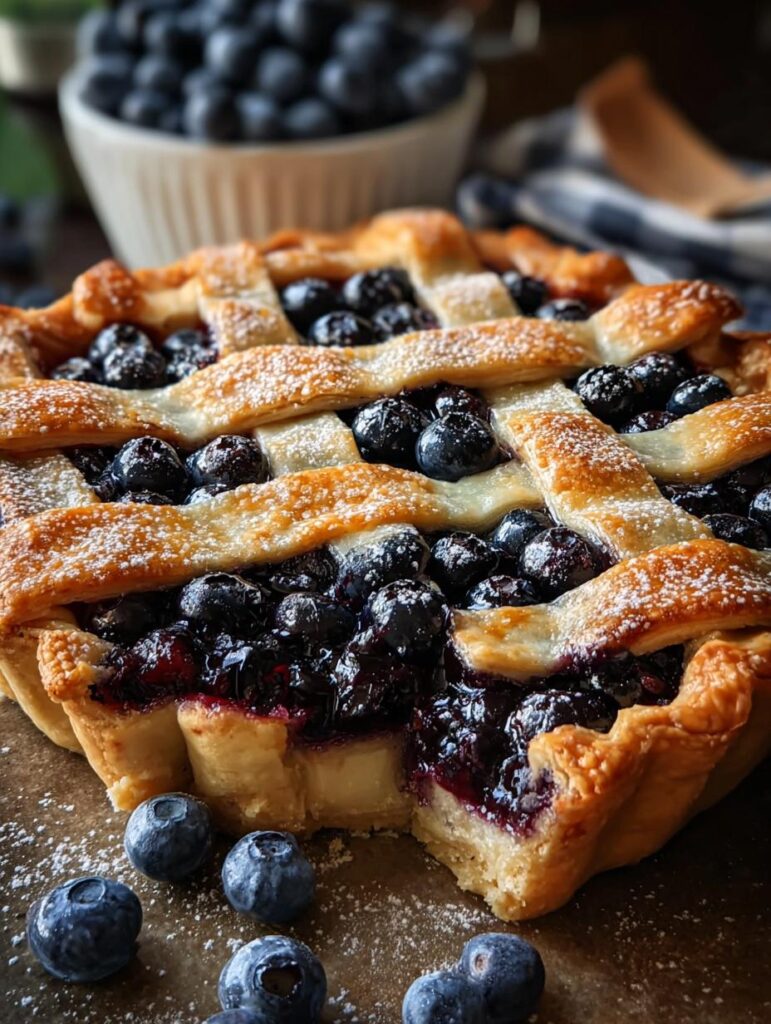 Blueberry Slab Pie Dessert