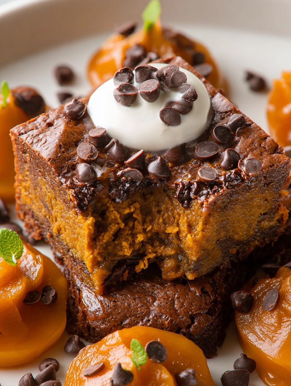 Brown Butter Pumpkin Chocolate Chip Bars That Delight - Brown Butter Pumpkin Chocolate - additional detail