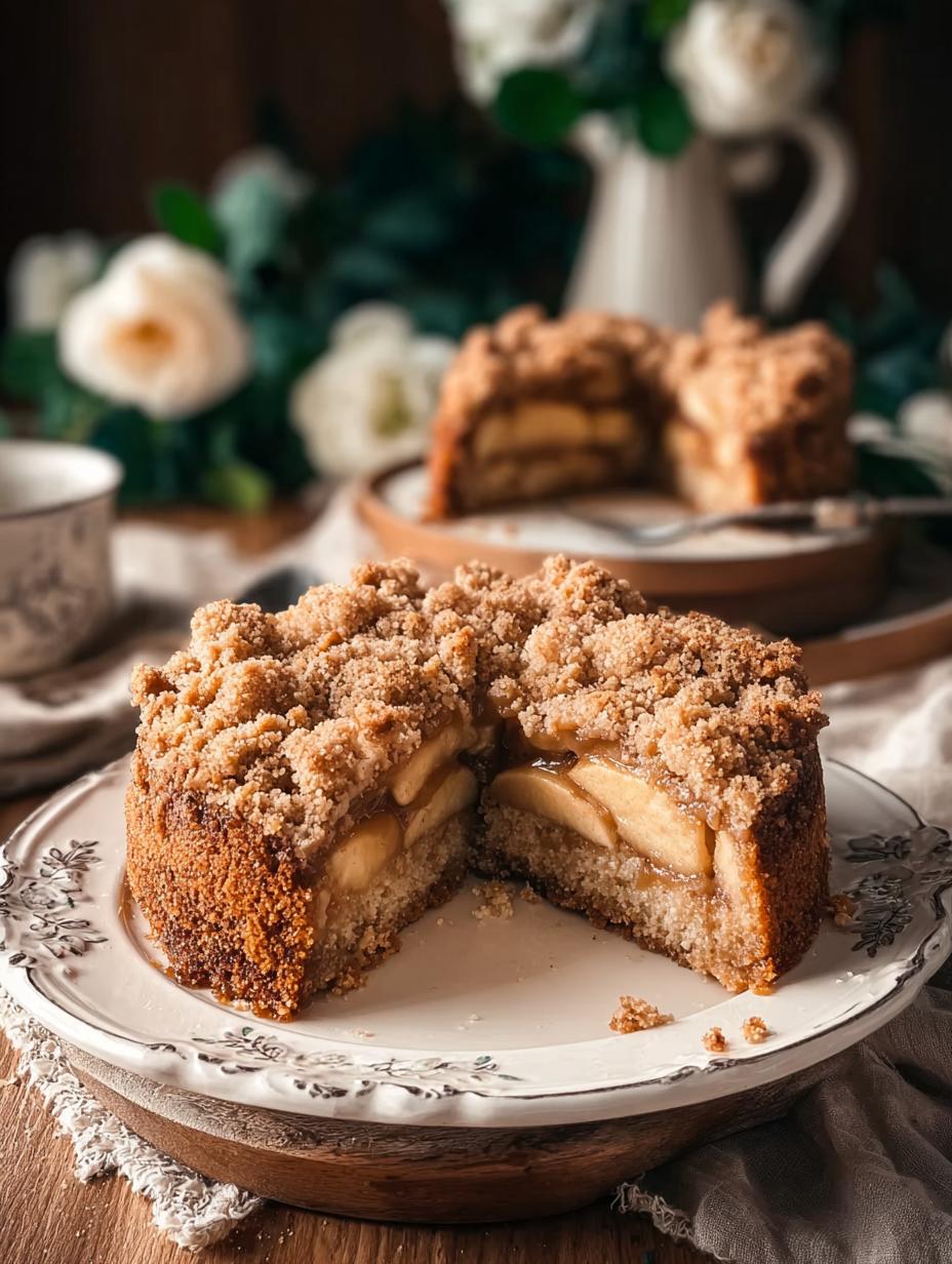 Ample Caramel Apple Crumb Cake 2 Ways 6 6 Ample Caramel Apple Crumb Cake 2 Ways 6 - Caramel Apple Crumb Cake - main visual representation