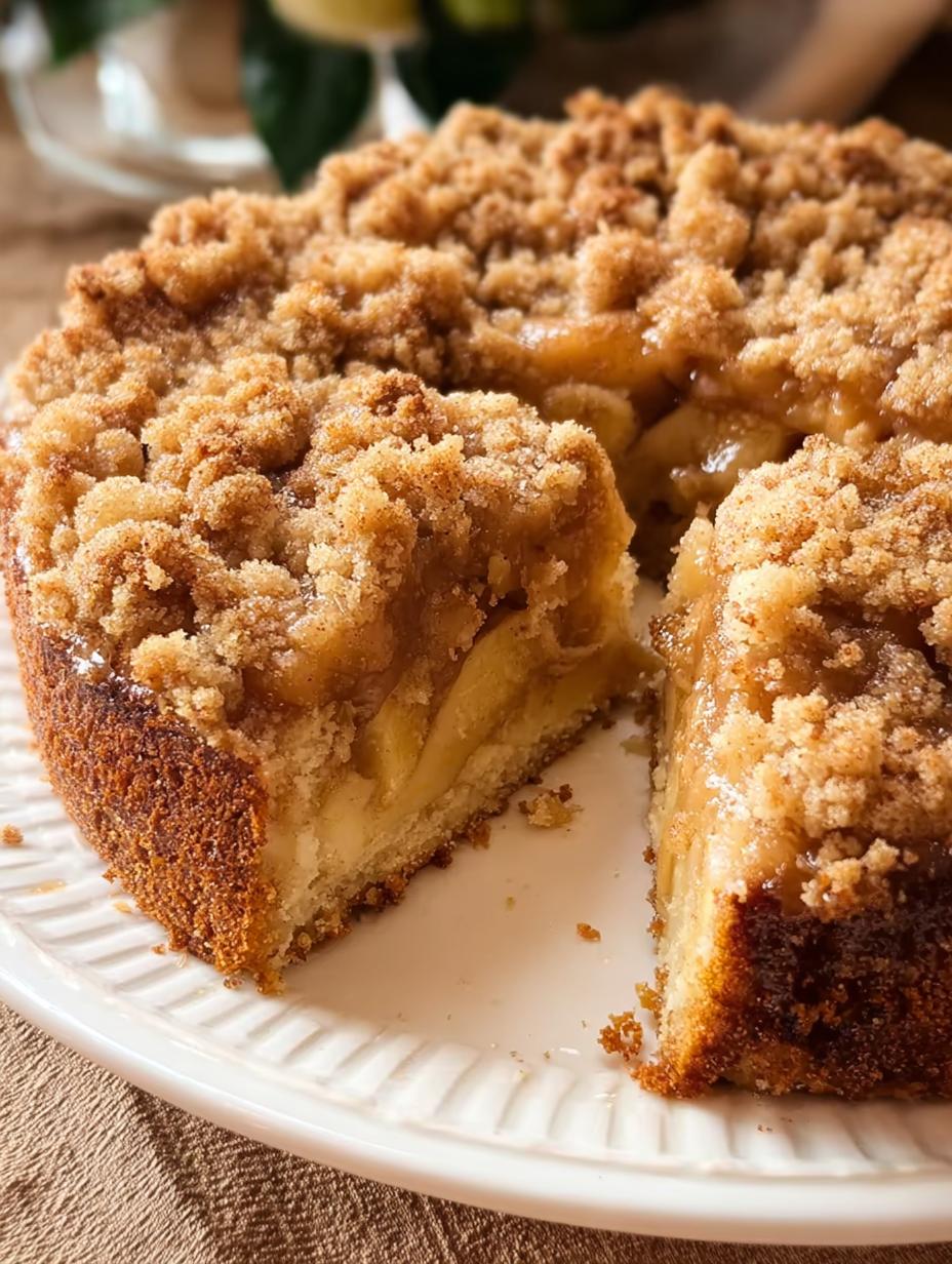Ample Caramel Apple Crumb Cake 2 Ways 6 7 Ample Caramel Apple Crumb Cake 2 Ways 6 - Caramel Apple Crumb Cake - additional detail