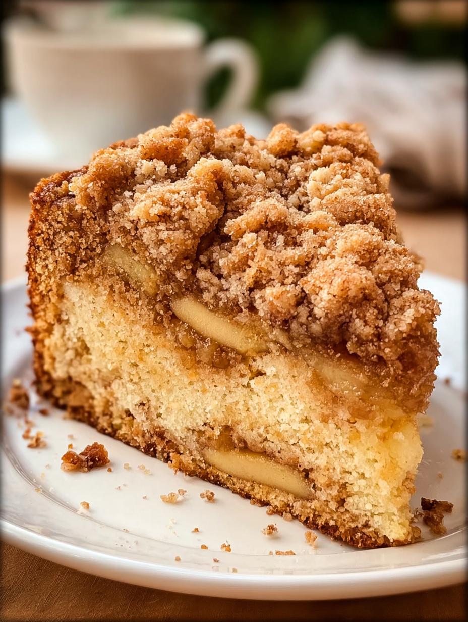 Caramel Apple Crumb Cake