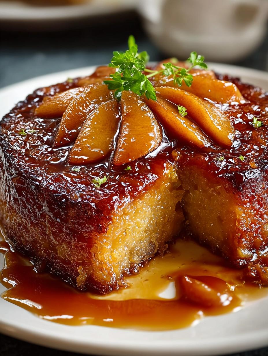 Caramel Apple Upside Down