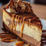 Caramel Chocolate Coffee Cheesecake
