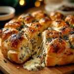 Cheesy Christmas Tree Bread