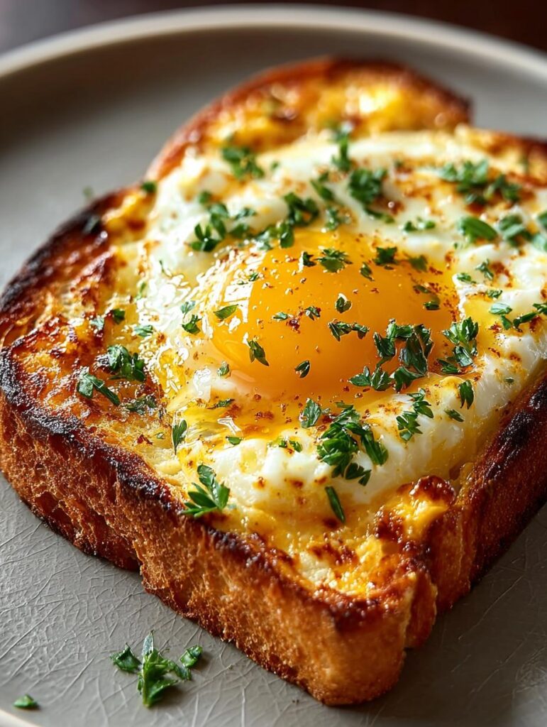 Cheesy Egg Toast Your