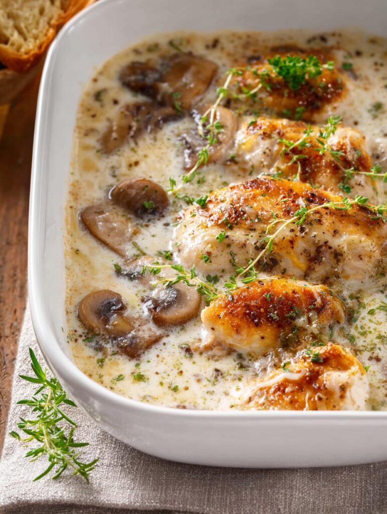 Chicken Cream Mushroom Soup