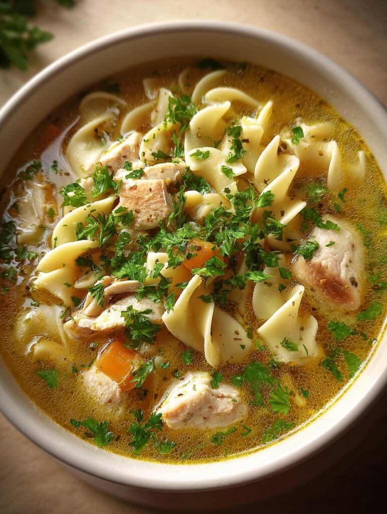 Chicken Noodle Soup Egg