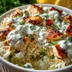 Chicken Tzatziki Rice Bake