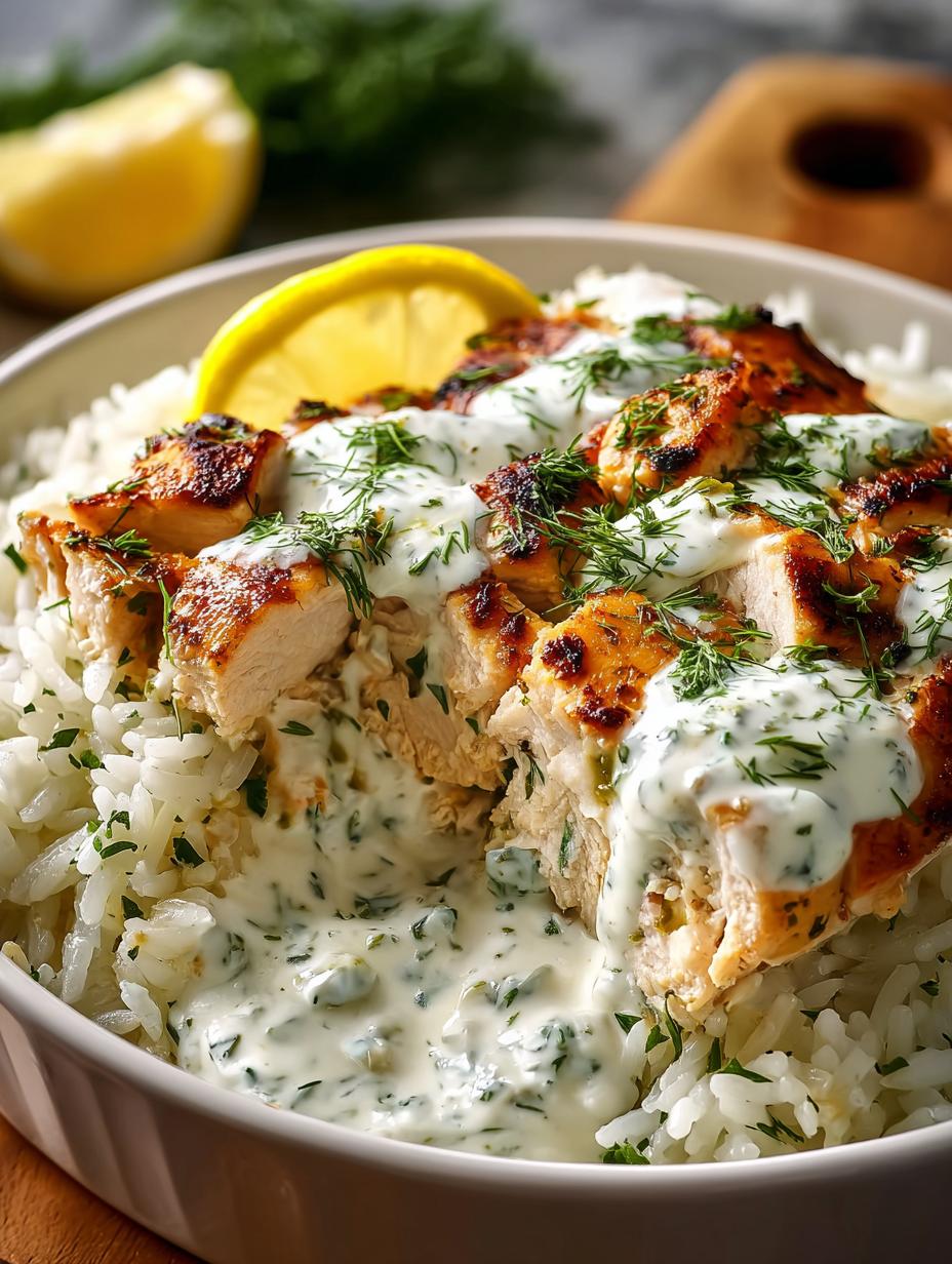 Delicious Chicken Tzatziki Rice Bake for Family Nights - Chicken Tzatziki Rice Bake - additional detail