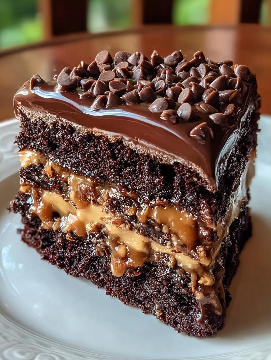 Incredible Chocolate Turtle Cake: 1 Dreamy Recipe - Chocolate Turtle Cake Incredible - additional detail