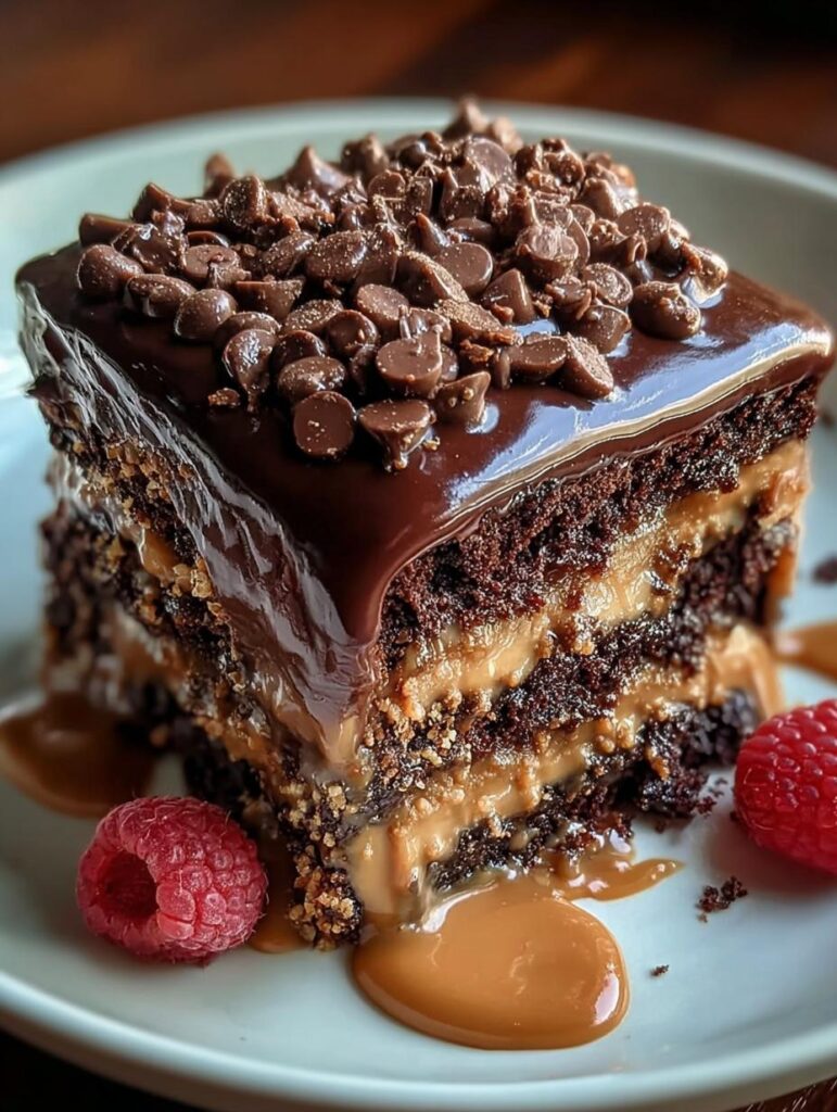 Chocolate Turtle Cake Incredible