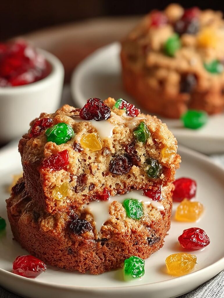 Christmas Fruitcake Cookies