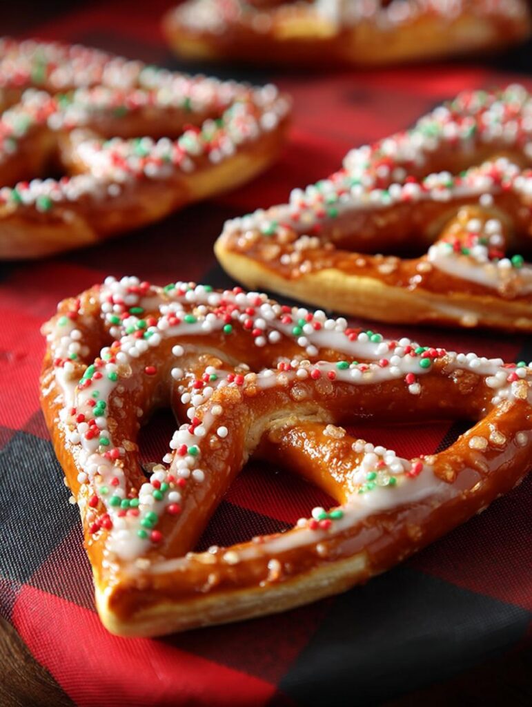 Christmas Tree Pretzels
