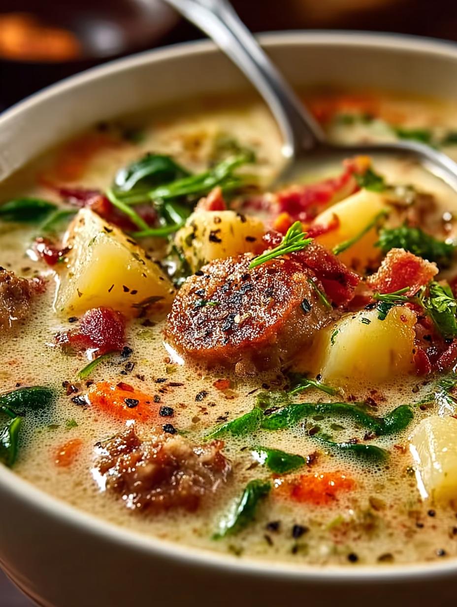 Comforting Potato Sausage Chowder