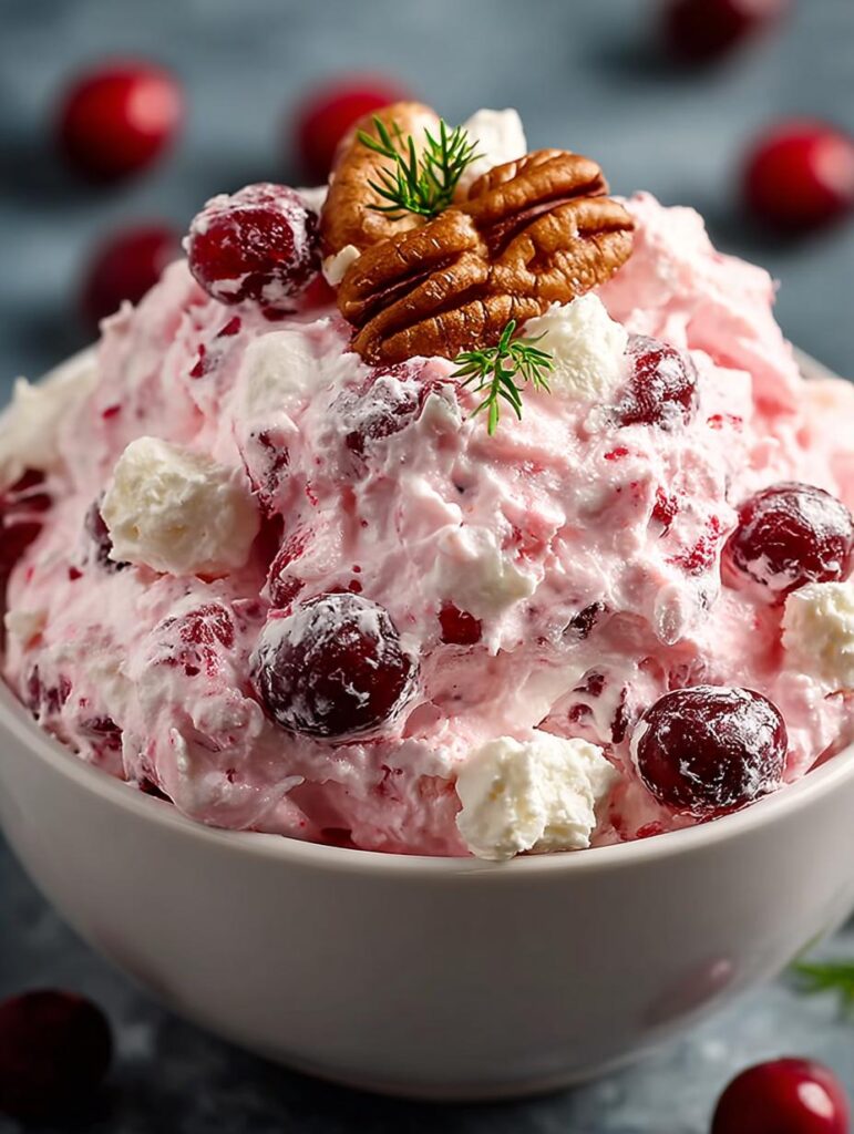 Cranberry Fluff Salad Holiday