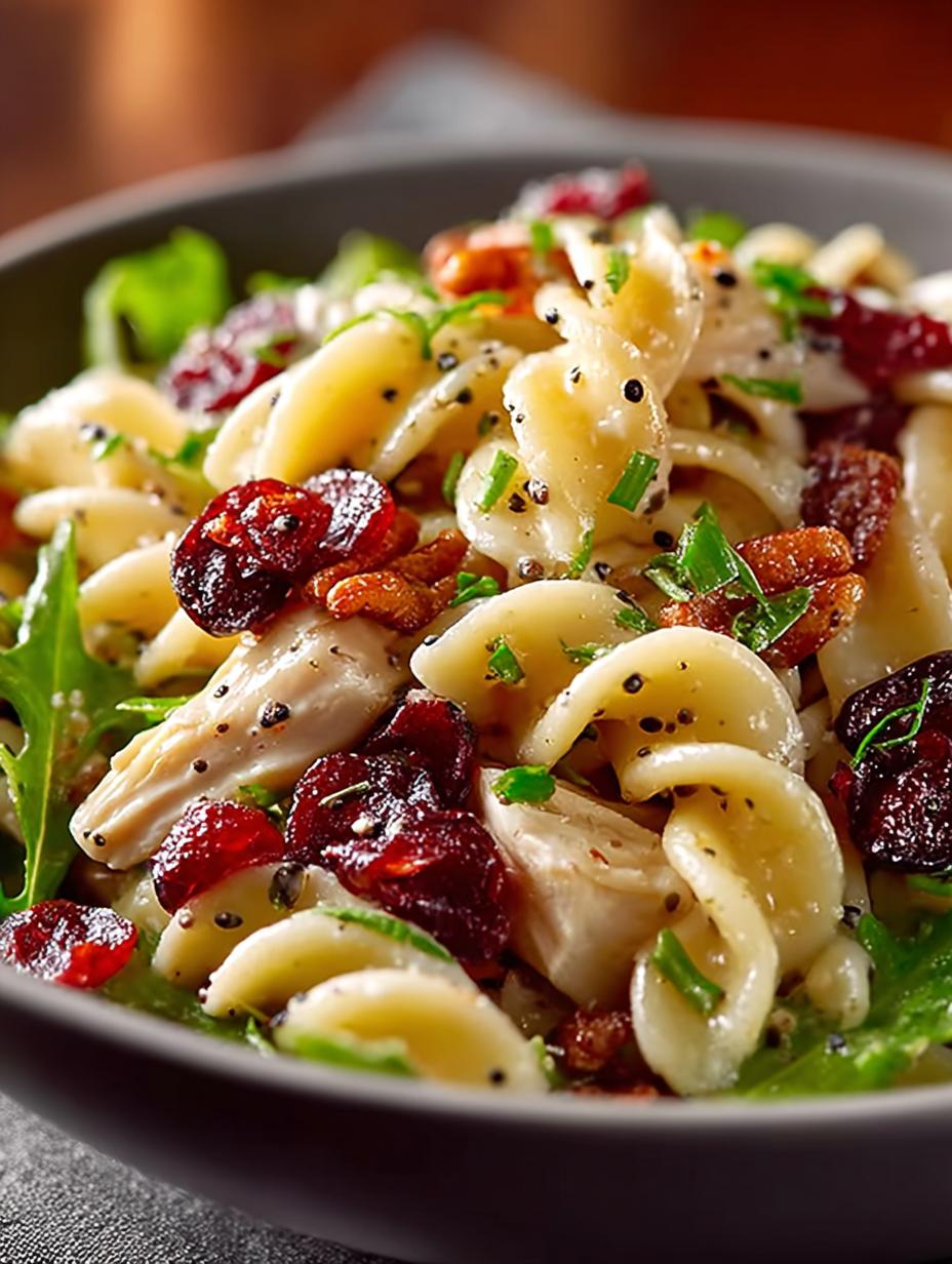 Delicious Cranberry Pasta Salad for Festive Gatherings - Cranberry Pasta Salad - additional detail