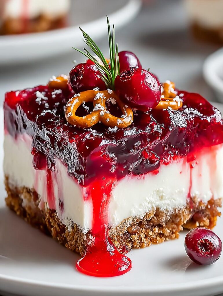 Cranberry Pretzel Salad