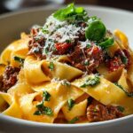 Creamy Calabrian Chili Pappardelle