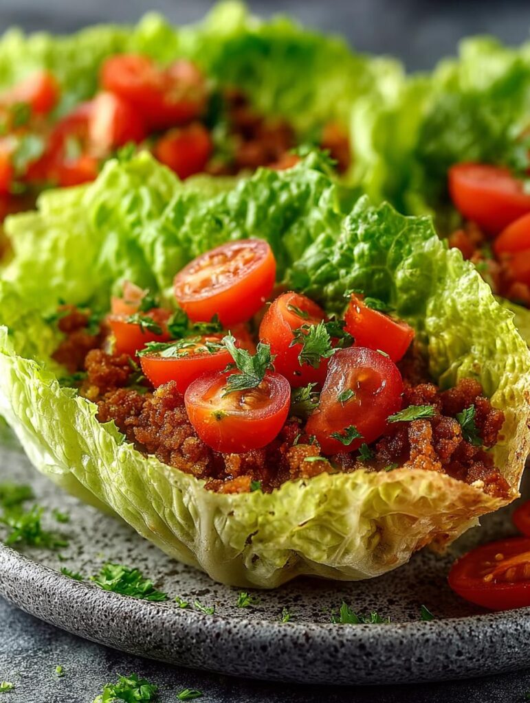Crispy Lettuce Shell Keto