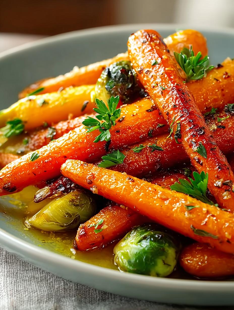 Crispy Maple Glazed Carrots: A Sweet Side Delight - Crispy Maple Glazed Carrots - main visual representation