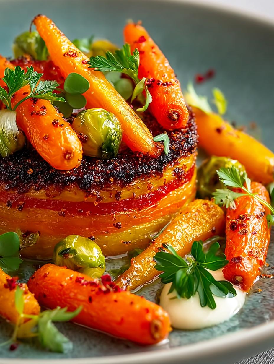 Crispy Maple Glazed Carrots: A Sweet Side Delight - Crispy Maple Glazed Carrots - additional detail