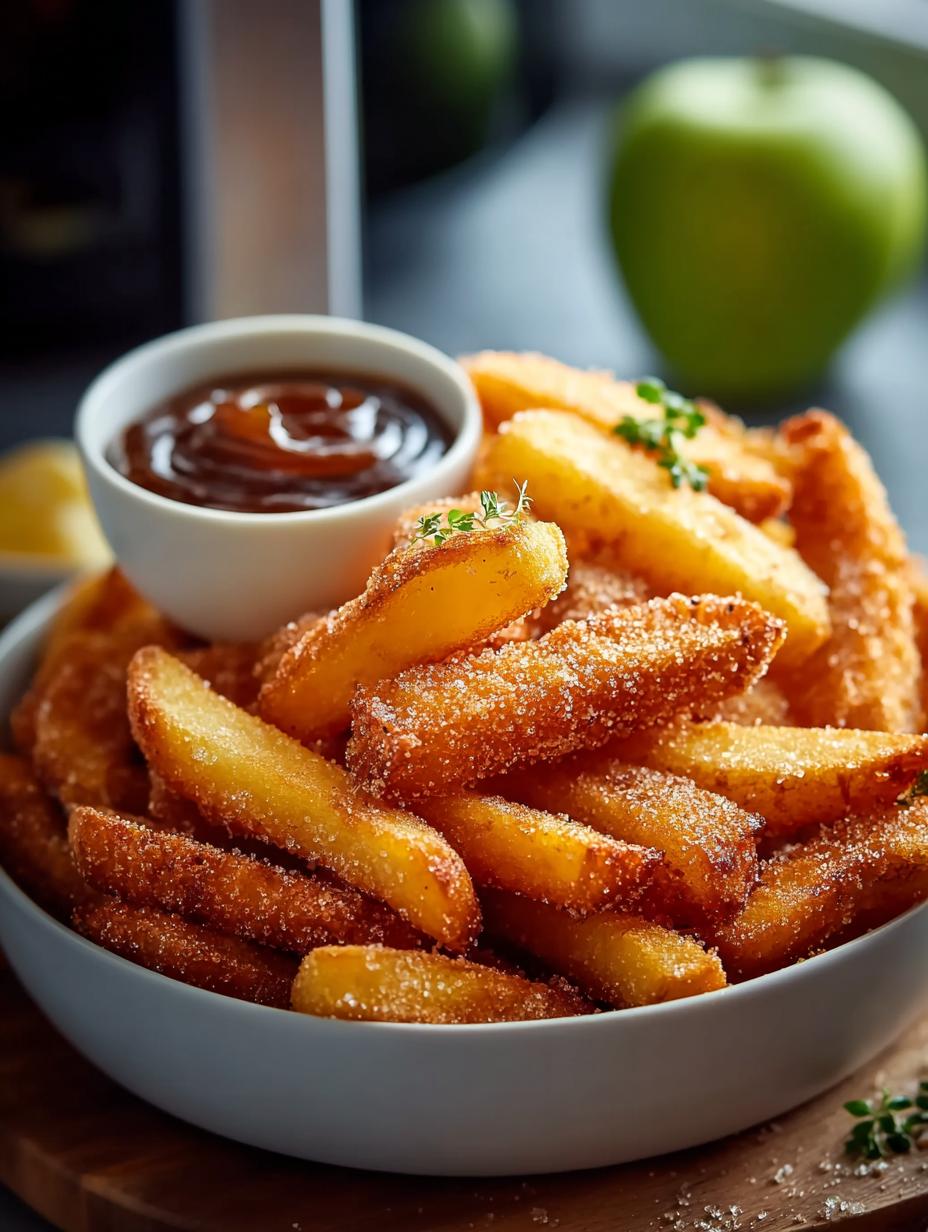 Crunchy Air Fryer Apple Fries: Your Guilt-Free Snack - Crunchy Air Fryer Apple - main visual representation