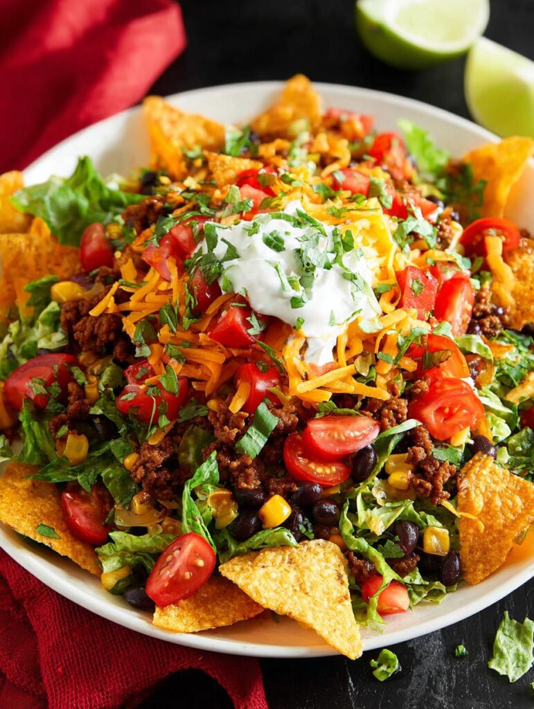 Dorito Beef Taco Salad