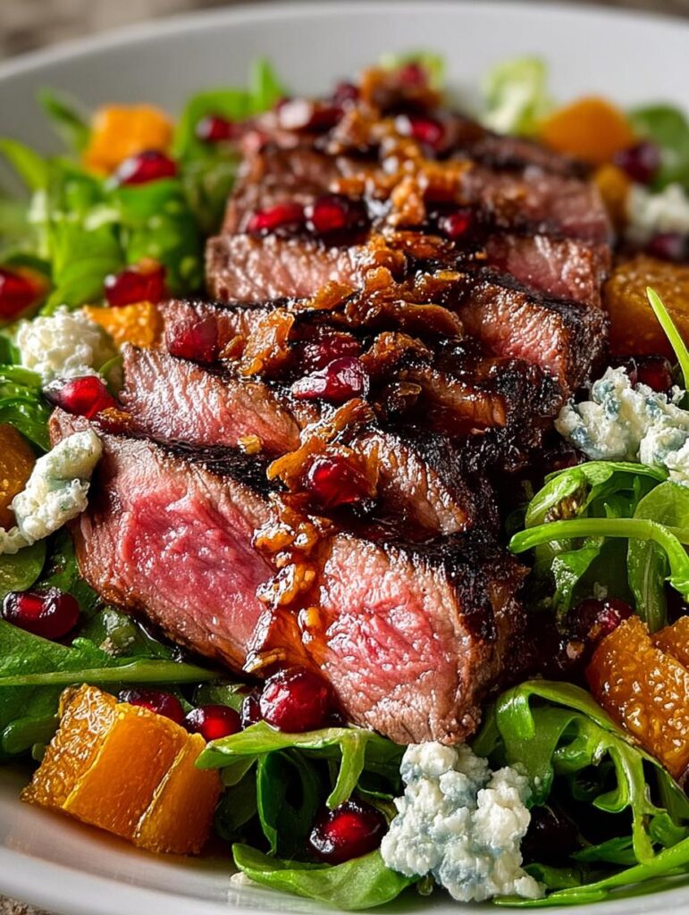 Fall Harvest Steak Salad