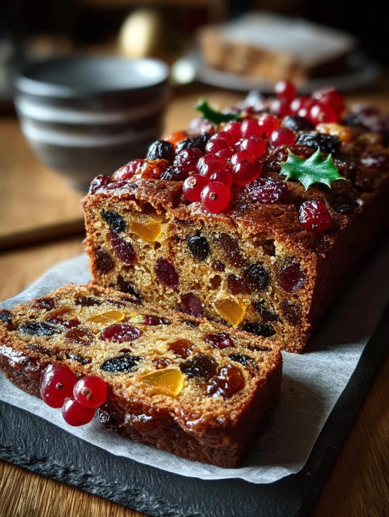 Festive Christmas Fruitcake Traybake