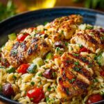 Flavorful Mediterranean Chicken Orzo